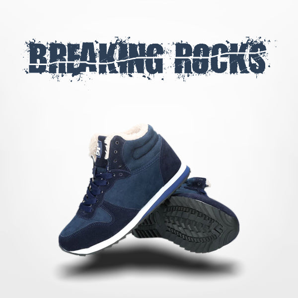 Breaking rocks shops gevoerde sneakers