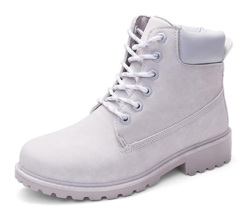 Herfst Winter Schoenen Martin Boots Grijs (maat 36-41)