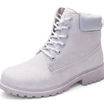 Herfst Winter Schoenen Martin Boots Grijs (maat 36-41)