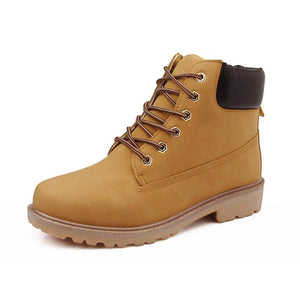 Gevoerde Herfst Winter Schoenen Martin Boots Khaki (maat 36-46)