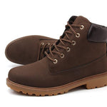 Herfst Winter Schoenen Martin Boots Bruin (maat 36-46)