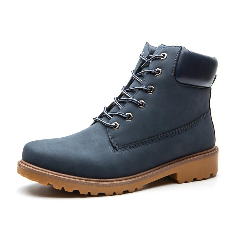 Herfst Winter Schoenen Martin Boots Donkerblauw (maat 39-46)