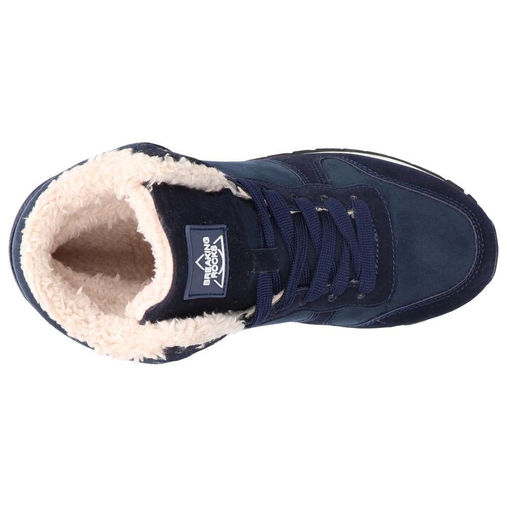 Breaking Rocks Gevoerde Unisex Sneakers - Blauw