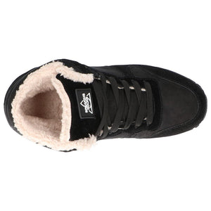 Breaking Rocks Gevoerde Unisex Sneakers - Zwart