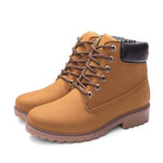 Gevoerde Herfst Winter Schoenen Martin Boots Khaki (maat 36-46)