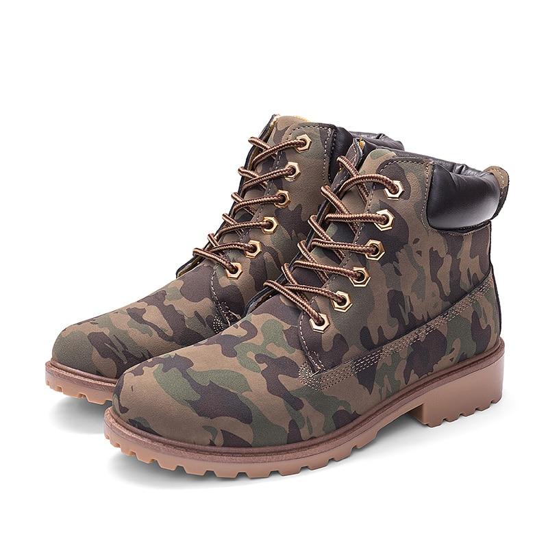 Gevoerde Herfst Winter Schoenen Martin Boots Army (maat 36-46)