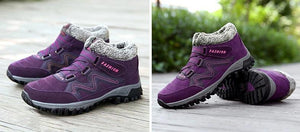 Warm Unisex Pluche Winter Sneeuw Boots Paars