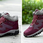 Warm Unisex Pluche Winter Sneeuw Boots Rood