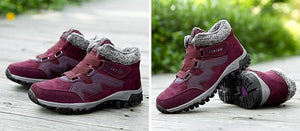 Warm Unisex Pluche Winter Sneeuw Boots Rood