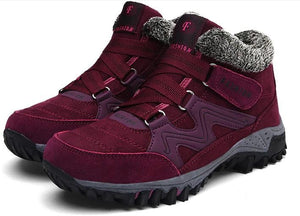 Warm Unisex Pluche Winter Sneeuw Boots Rood