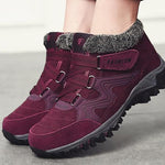 Warm Unisex Pluche Winter Sneeuw Boots Rood